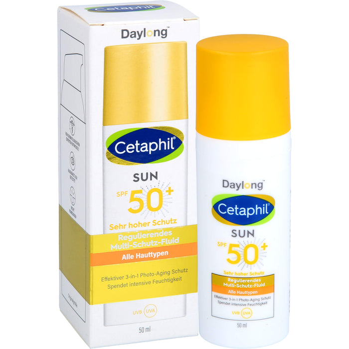 Cetaphil sun Daylong SPF 50+ Multi-Schutz-Fluid Gesicht, 50 ml Lotion