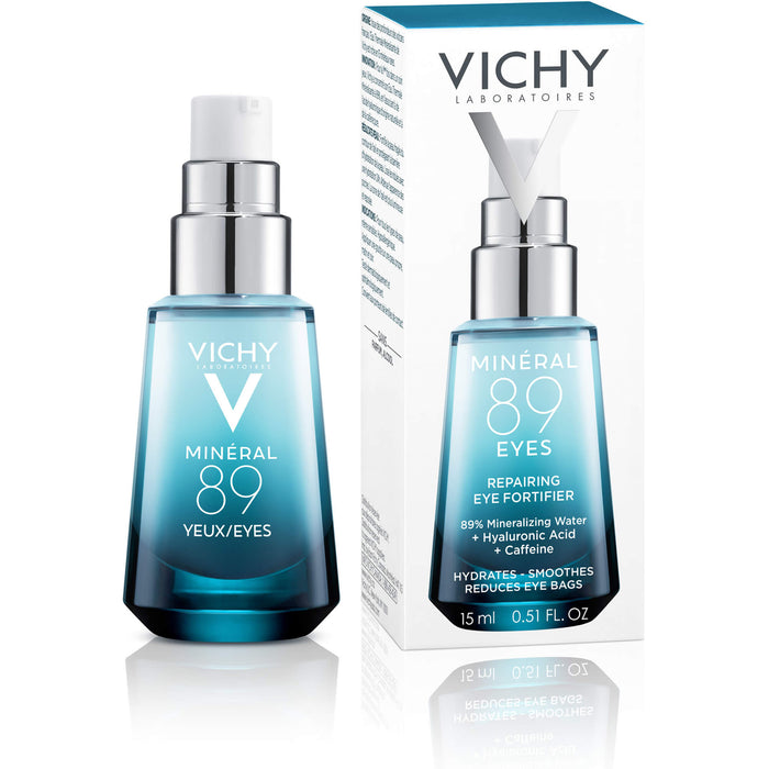 VICHY Minéral 89 Augen Hyaluron-Boost Pflege-Elixier, 15 ml Solution