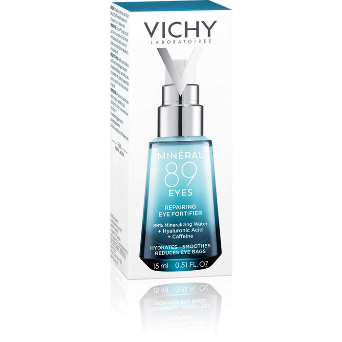 VICHY Minéral 89 Augen Hyaluron-Boost Pflege-Elixier, 15 ml Lösung