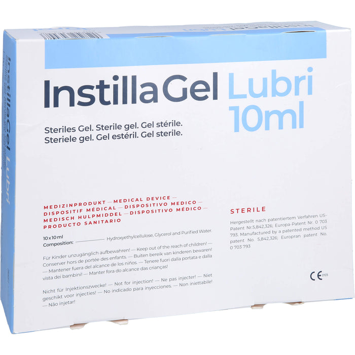 InstillaGel Lubri, 10X10 ml GEL