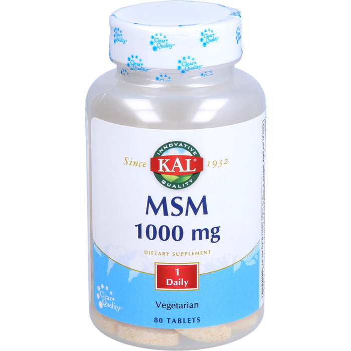 MSM 1000 mg KAL, 80 St TAB