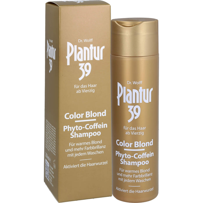 Plantur 39 Color Blond Phyto-Coffein-Shampoo, 250 ml Shampoo