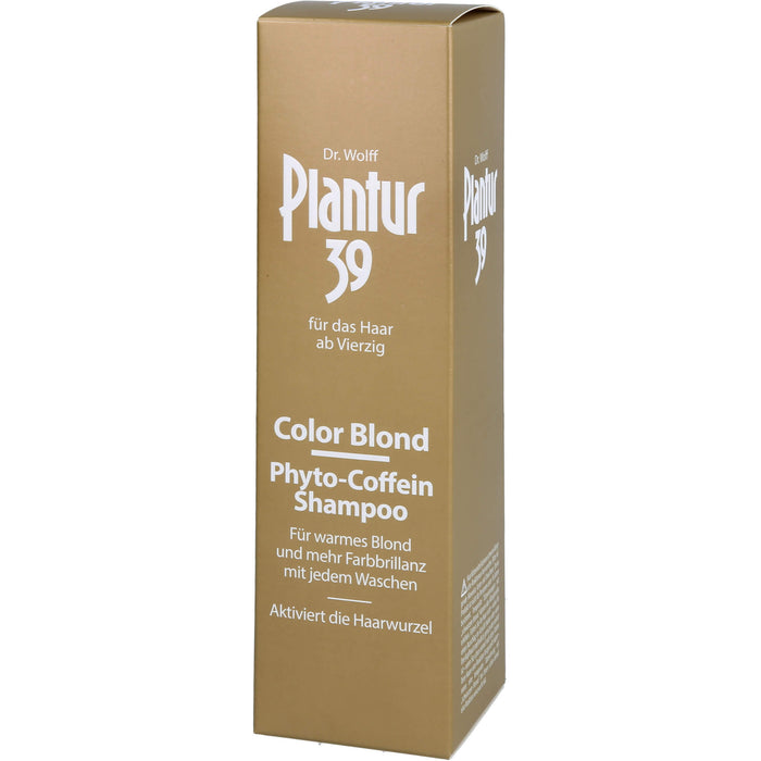 Plantur 39 Color Blond Phyto-Coffein-Shampoo, 250 ml Shampoing