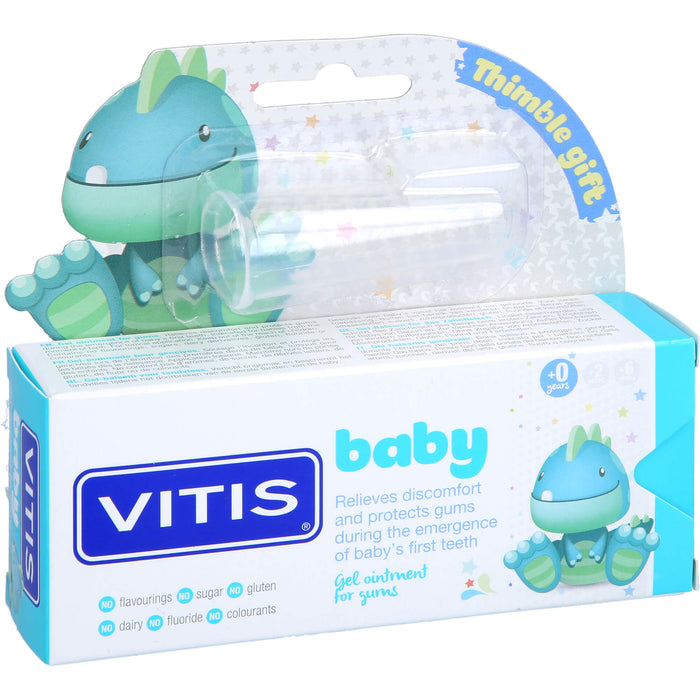 VITIS Baby Gel+Fingerzahnbürste, 30 ml ZGE