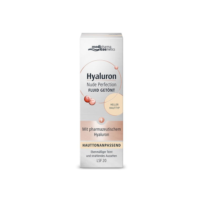 medipharma cosmetics Hyaluron Nude Perfection Fluid LSF 20 heller Hauttyp, 50 ml Cream