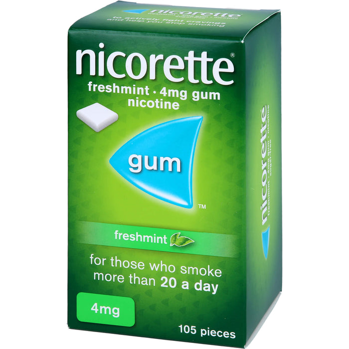 Nicorette Kaugummi 4 mg freshmint Eurim, 105 St. Kaugummi