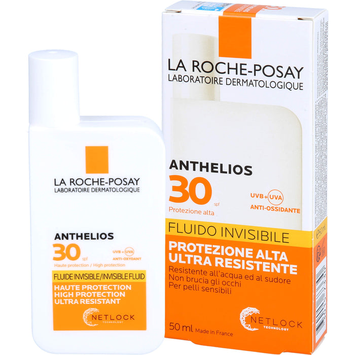 La Roche-Posay Anthelios Shaka Fluid LSF30 ultra-leicht für empfindliche Haut, 50 ml Lösung