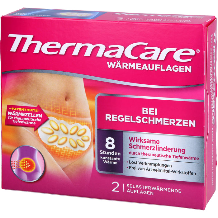 ThermaCare Wärmeauflagen bei Regelschmerzen, 2 St. Pflaster