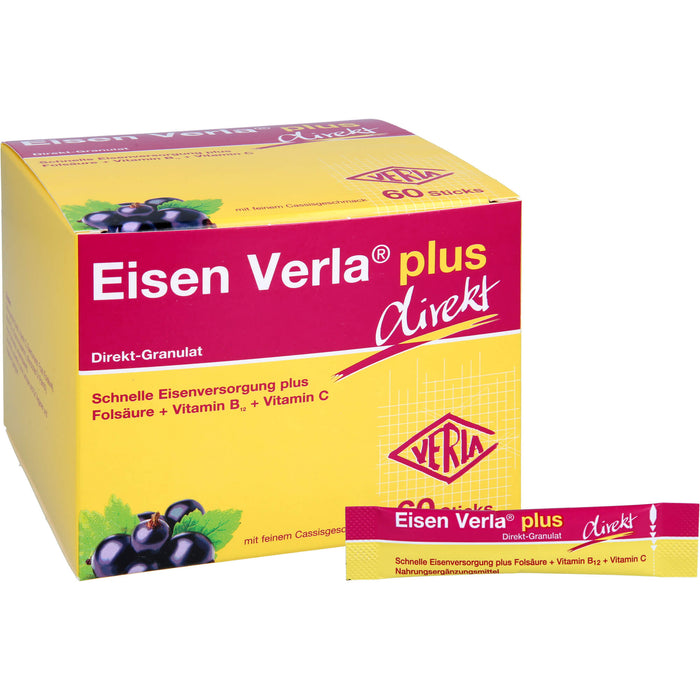 Eisen Verla plus direkt Sticks, 60 pc Sachets