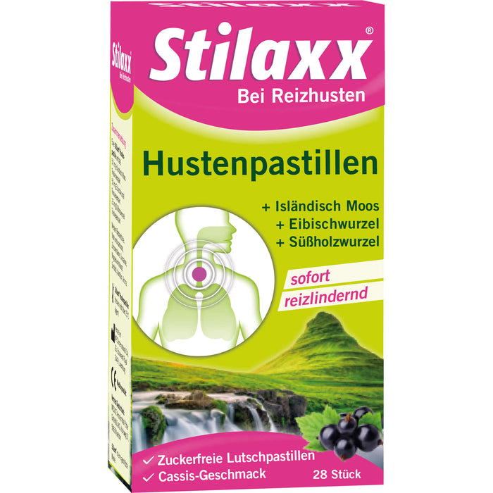 Stilaxx Hustenpastillen Isländisch Moos, 28 pcs. Pastilles