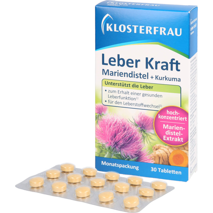 KLOSTERFRAU Leber Kraft Tabletten, 30 pc Tablettes