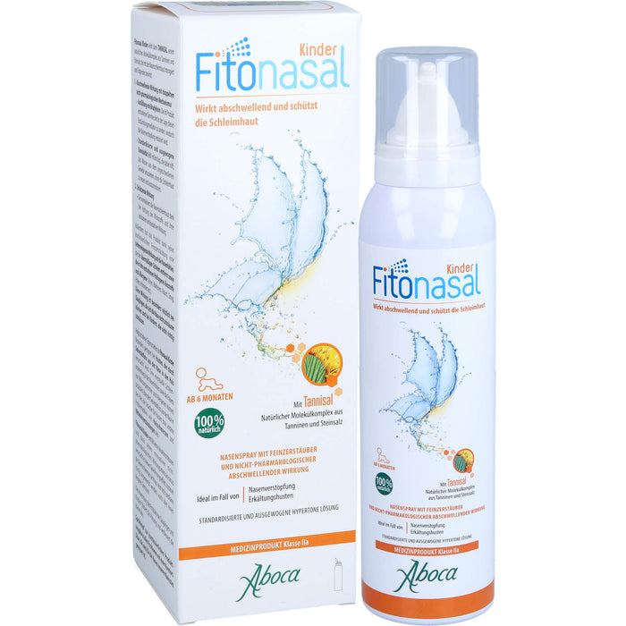 Fitonasal Kinder Nasenspray wirkt abschwellend, 125 ml Solution