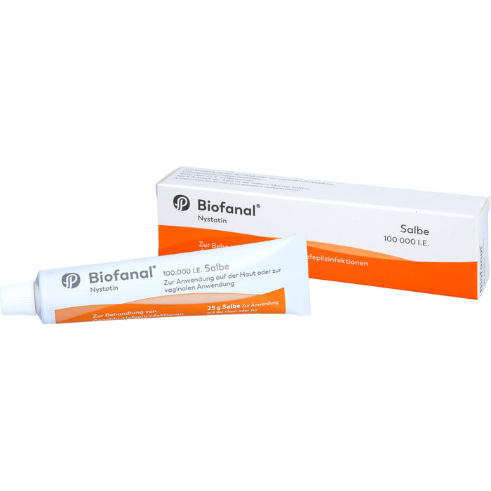 Biofanal 100.00 I.E. Salbe bei Candida-Hefepilzinfektionen, 25 g Ointment