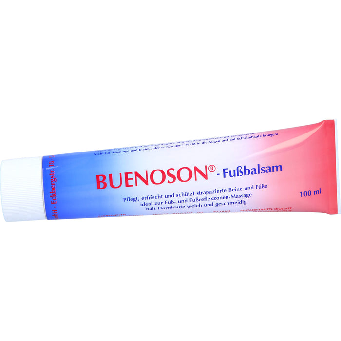 Buenoson Fußbalsam hält Hornhäute weich und geschmeidig, 100 g Creme