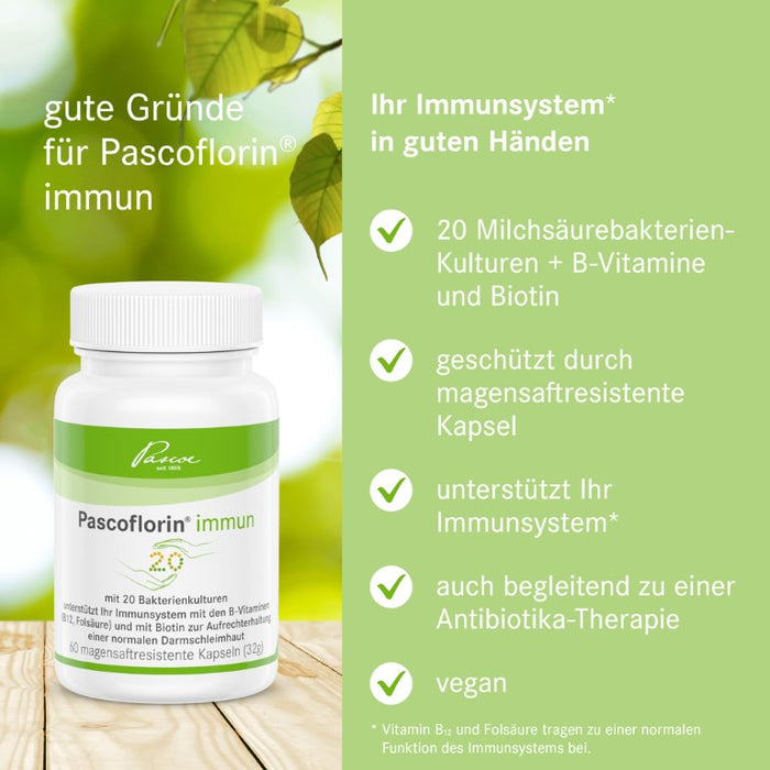 Pascoflorin immun magensaftresistente Kapseln, 60 pc Capsules