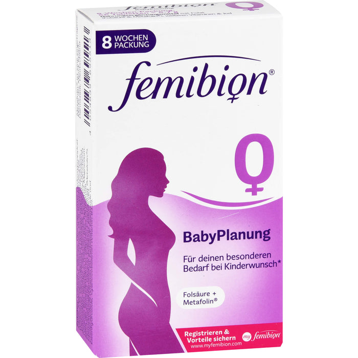 Femibion 0 Babyplanung Folsäure + Metafolin Tabletten, 56 pc Tablettes