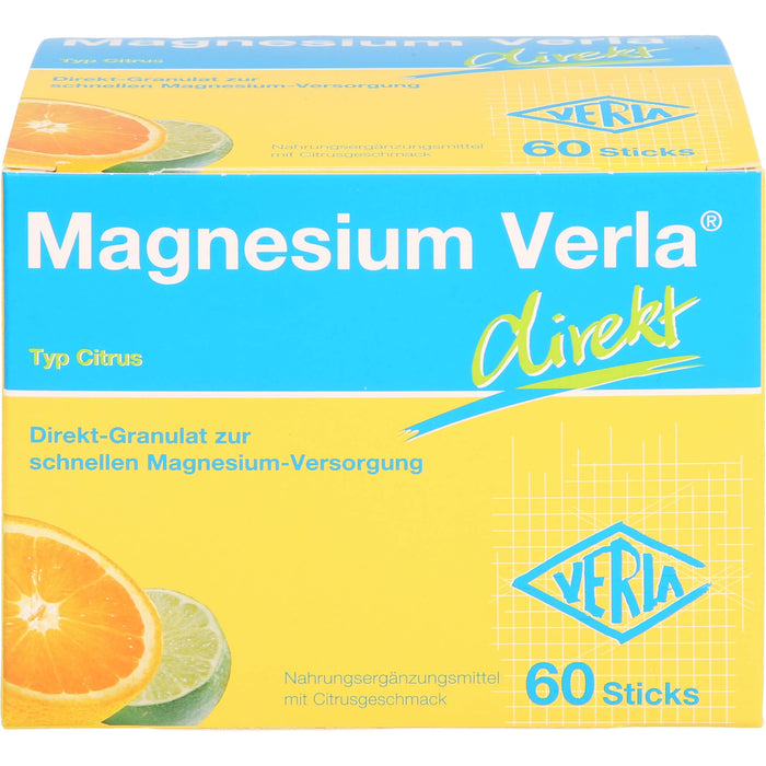 Magnesium Verla direkt Citrus Direkt-Granulat, 60 pcs. Sachets