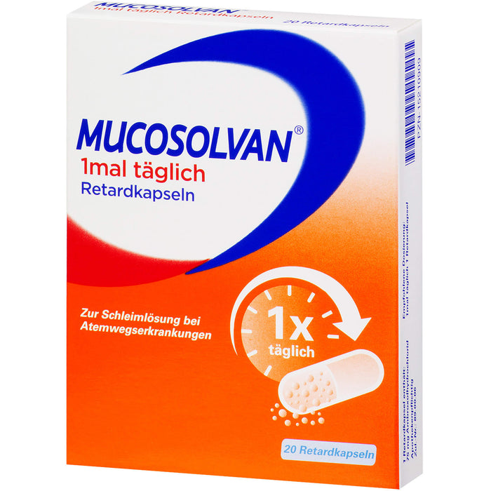 MUCOSOLVAN 1mal täglich Retardkapseln, 20 St. Kapseln