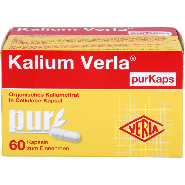 Kalium Verla purKaps Kapseln, 60 pc Capsules