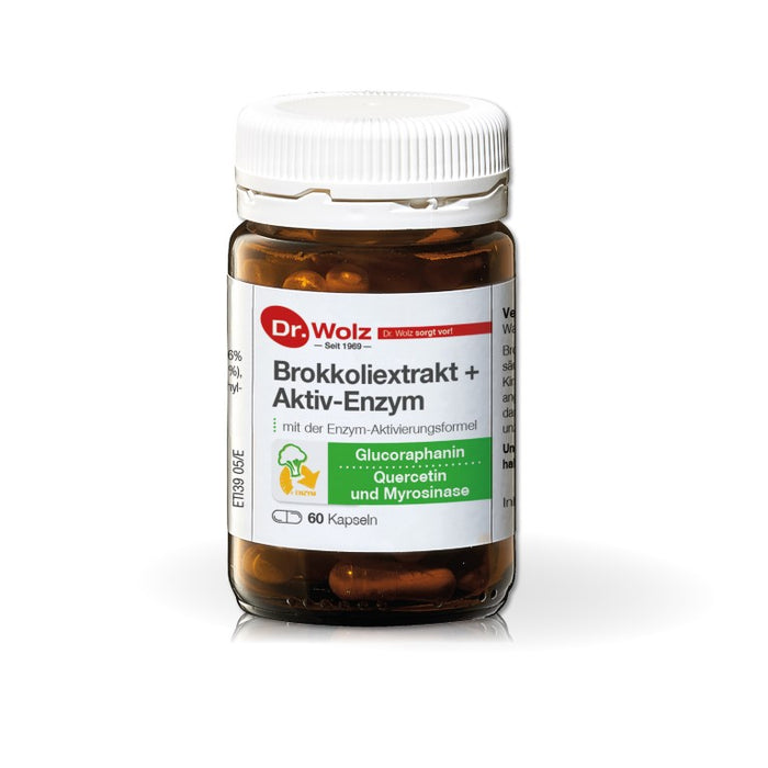 Dr. Wolz Brokkoliextrakt + Aktiv-Enzym Kapseln, 60 St. Kapseln