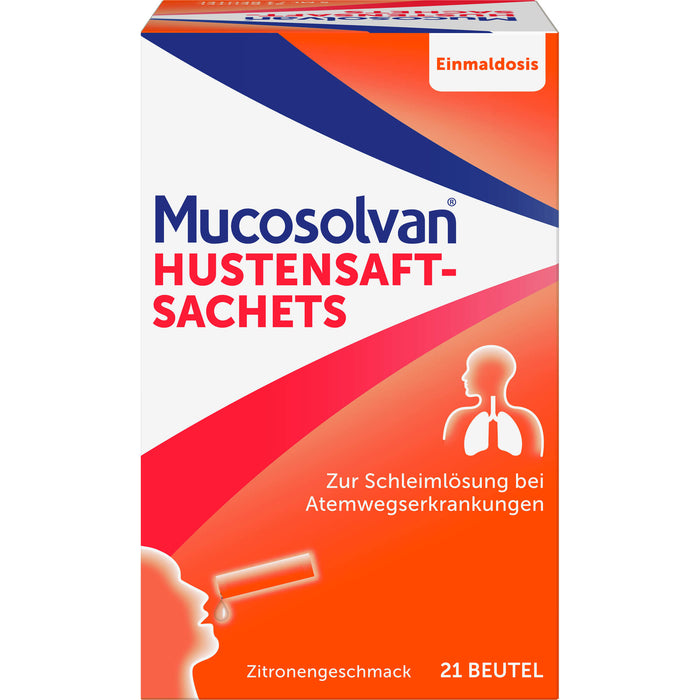 MUCOSOLVAN Hustensaft-Sachets, 21 pc Sachets