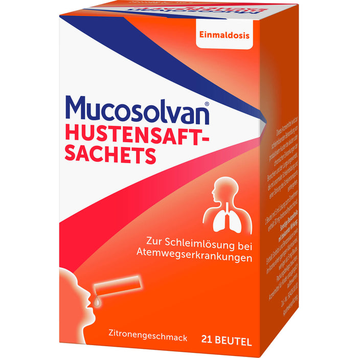 MUCOSOLVAN Hustensaft-Sachets, 21 St. Beutel