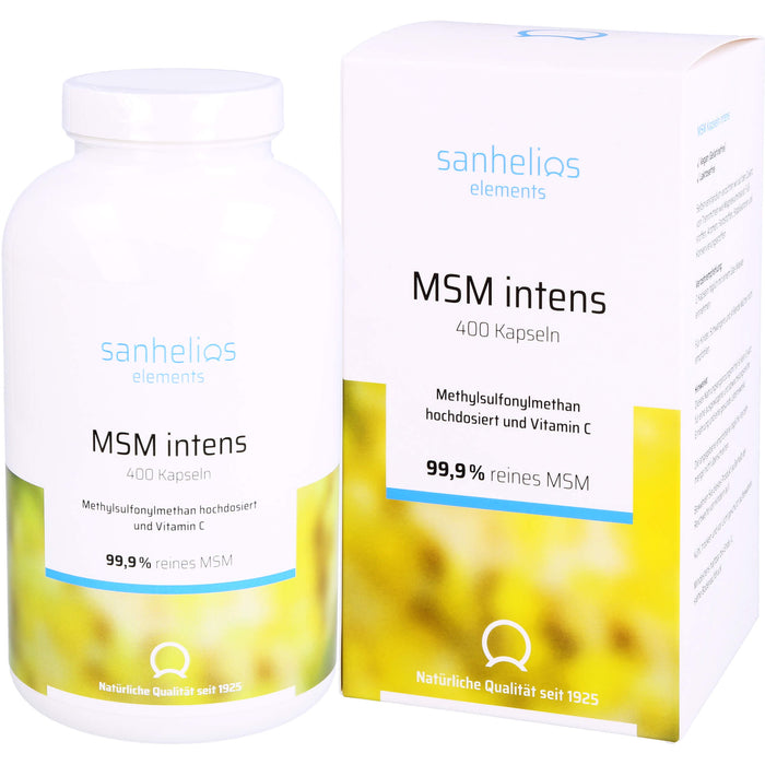 Sanhelios MSM Kapseln intens 1600 mg, 400 pc Capsules