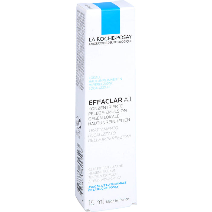 LA ROCHE-POSAY Effaclar A.I. Pflege-Emulsion gegen lokale Hautunreinheiten, 15 ml Crème