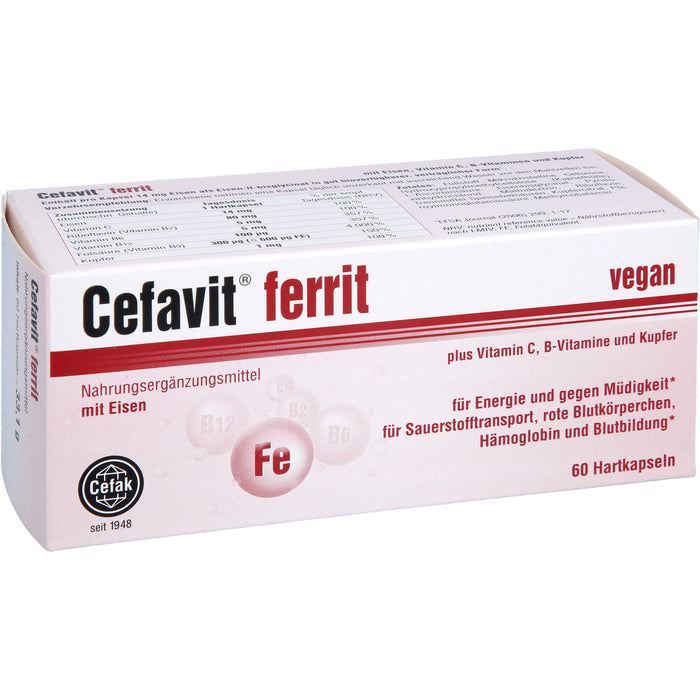 Cefavit ferrit, 60 pc Capsules