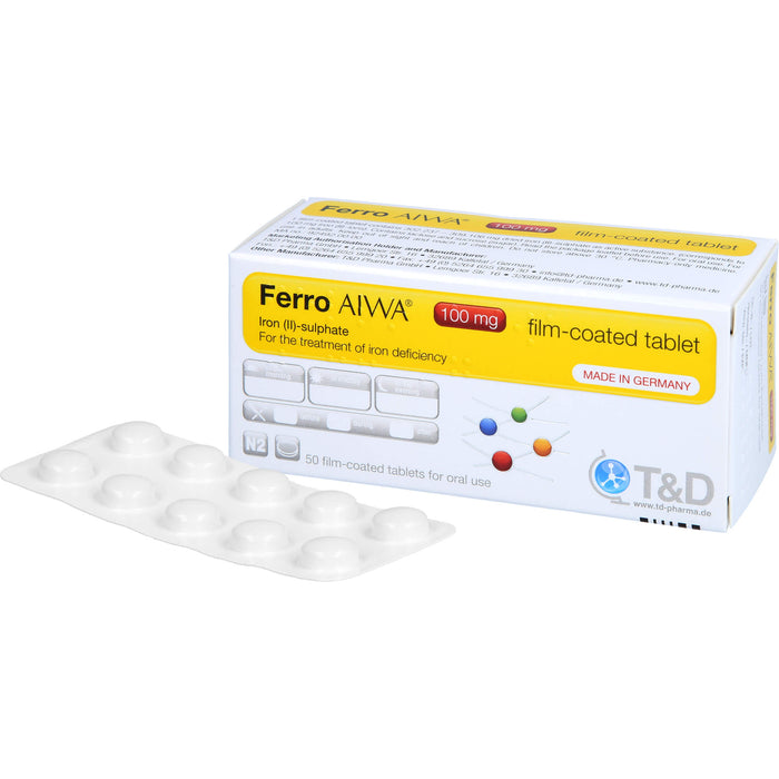 Ferro AIWA 100 mg Filmtablette, 50 St FTA