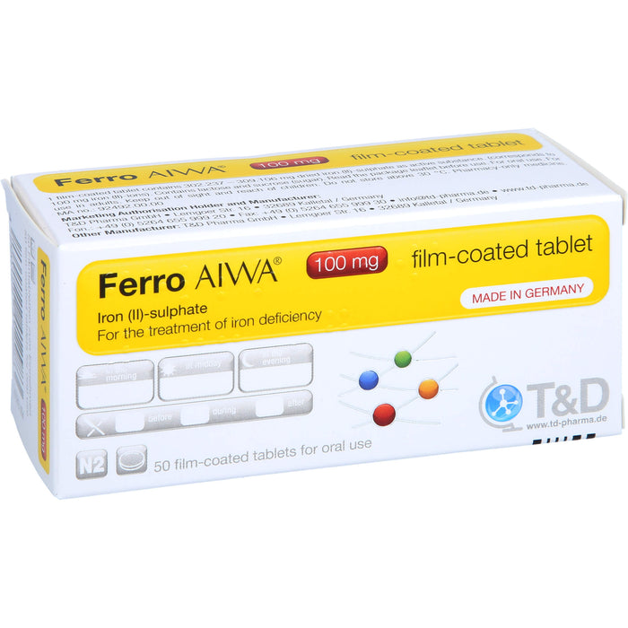 Ferro AIWA 100 mg Filmtablette, 50 St FTA