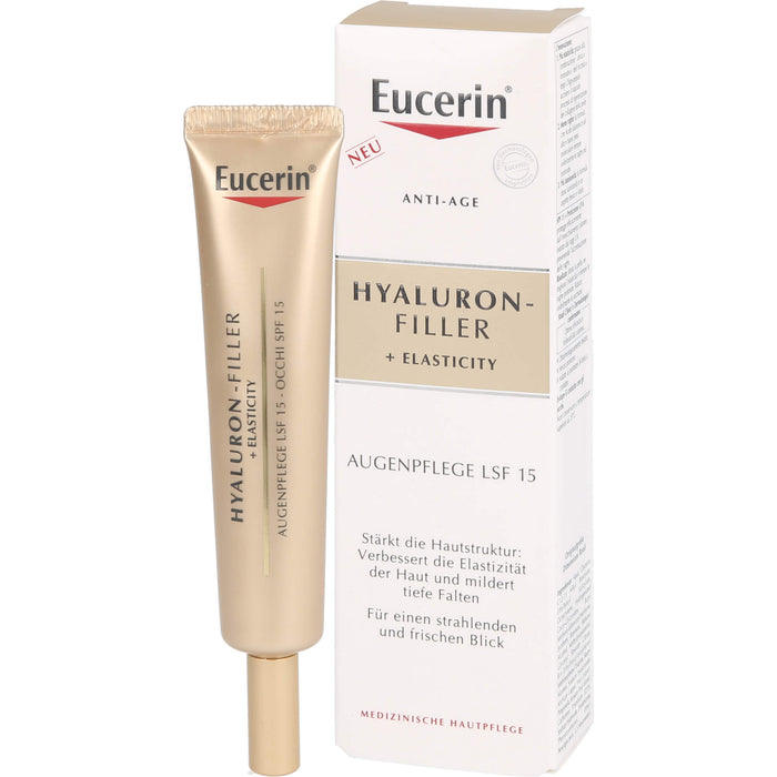 Eucerin Anti-Age Hyaluron-Filler +Elasticity Auge, 15 ml Cream