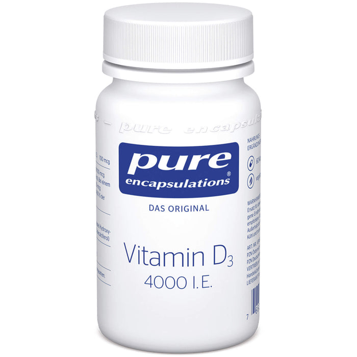 pure encapsulations Vitamin D3 4000 I.E. Kapseln, 60 pcs. Capsules