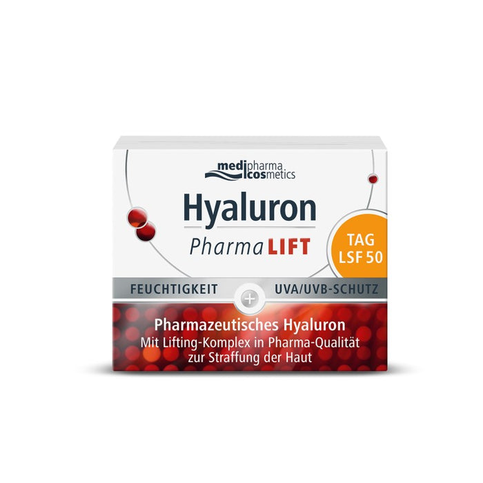 medipharma cosmetics Hyaluron Pharma Lift Tag LSF 50 Creme, 50 ml Cream