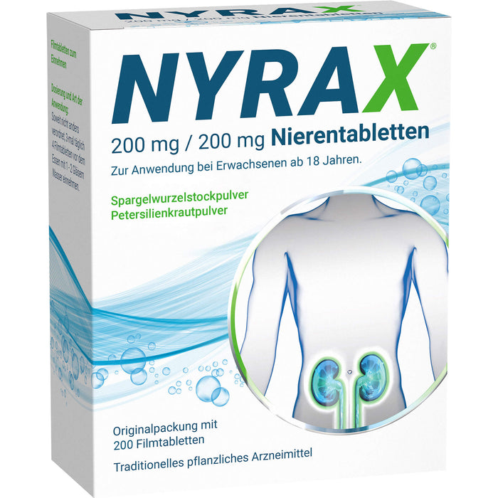 NYRAX Nierentabletten, 200 pc Tablettes