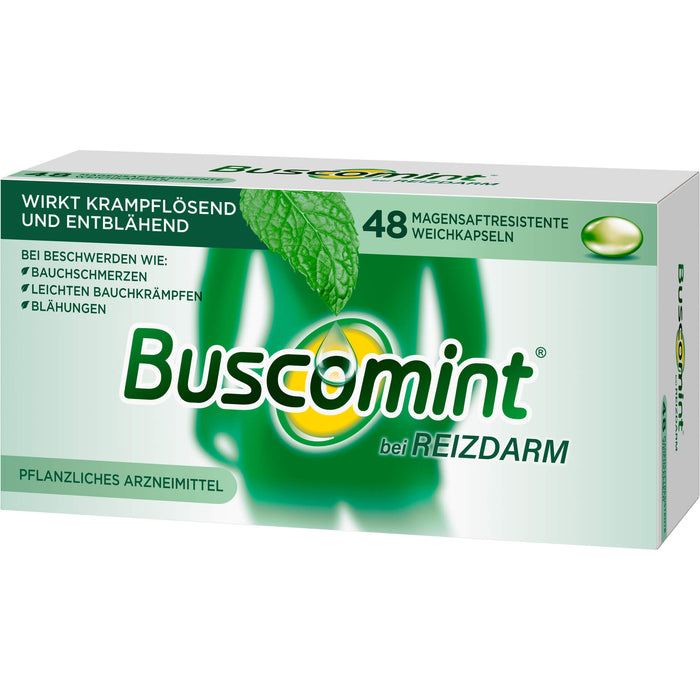 Buscomint Weichkapseln bei Reizdarm, 48 pcs. Capsules