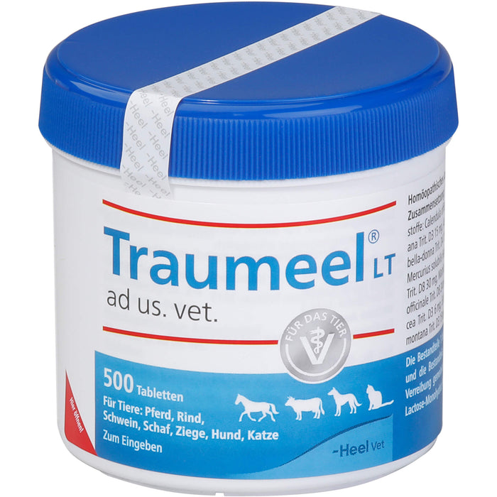 Traumeel LT ad us. vet. Tabletten für Tier, Pferd, Rind, Schwein, Schaf, Ziege, Hund, Katze, 500 St. Tabletten