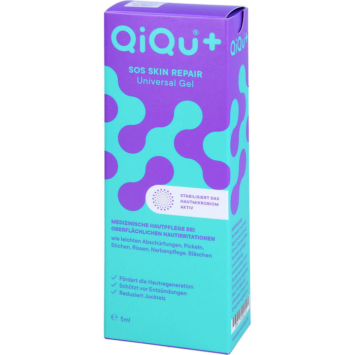 QiQu + SOS Skin Repair Universal Gel stabilisiert das Hautmikrobiom, 5 ml Gel