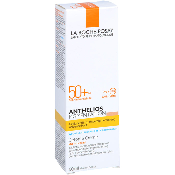 LA ROCHE-POSAY Anthelios Pigmentation lsf 50+ Getönte Creme, 50 ml Crème