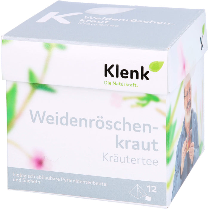 Klenk Kräutertee  Weidenröschenkraut Pyramidenbeutel kleinblütig, 12 pcs. Filter bag