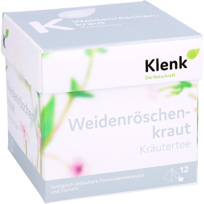 Klenk Kräutertee  Weidenröschenkraut Pyramidenbeutel kleinblütig, 12 pcs. Filter bag