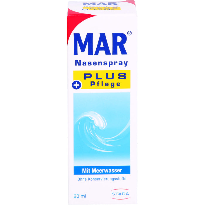 MAR Nasenspray plus Pflege mit Meerwasser, 20 ml Lösung