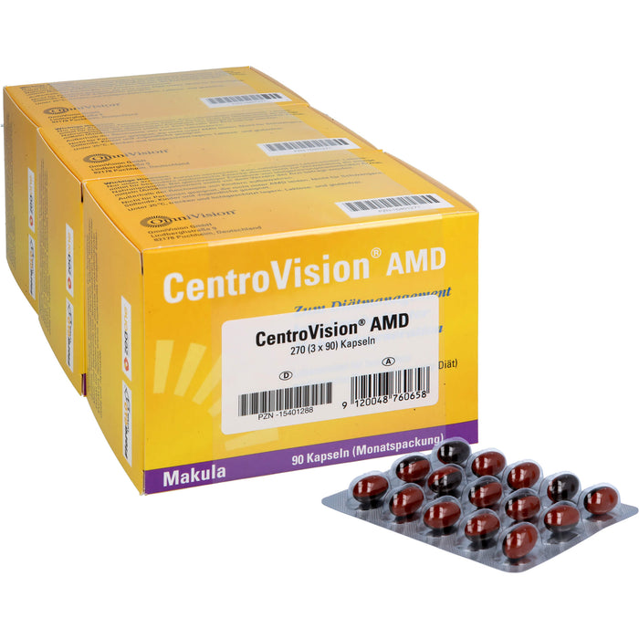 CentroVision AMD Kapseln bei altersbedingter Makuladegeneration, 270 pc Capsules