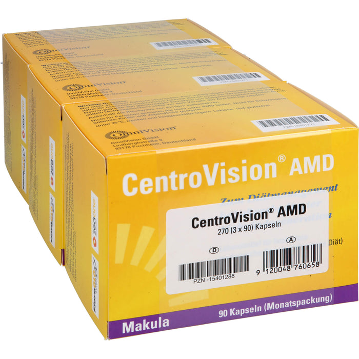 CentroVision AMD Kapseln bei altersbedingter Makuladegeneration, 270 St. Kapseln