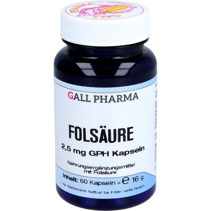 Folsaeure 2.5mg Gph Kapsel, 60 St KAP