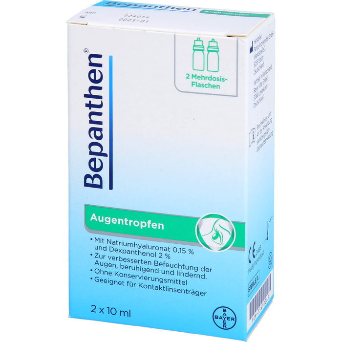 Bepanthen Augentropfen, 20 ml Solution