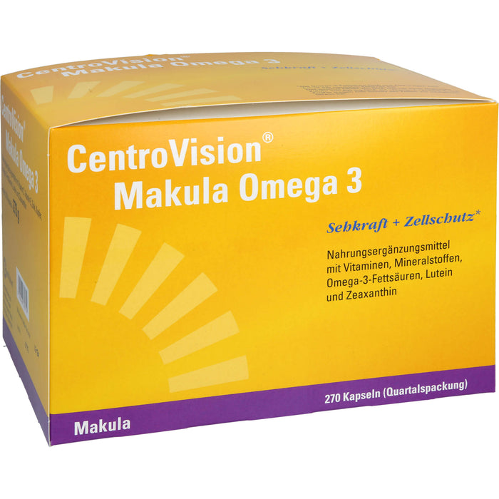 CentroVision Makula Omega 3 Kapseln, 270 St. Kapseln