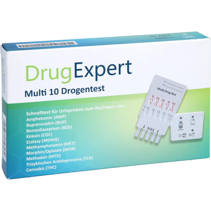 DrugExpert 10 Drogentest: 10 Parameter, 1 St TTR