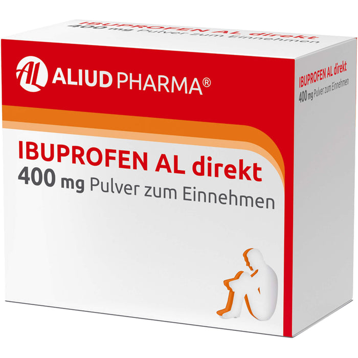 AL Ibuprofen direkt 400 mg Pulver bei Schmerzen und Fieber, 20 pcs. Powder