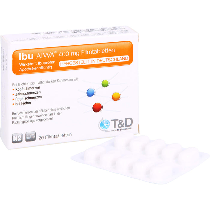 Ibu AIWA 400 mg Filmtabletten, 20 St FTA